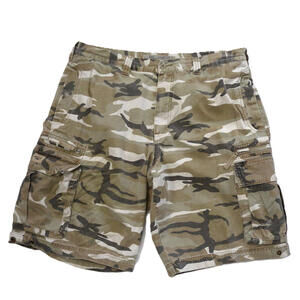 Lee Dungarees Men's Camo Cargo Shorts Military Size 38